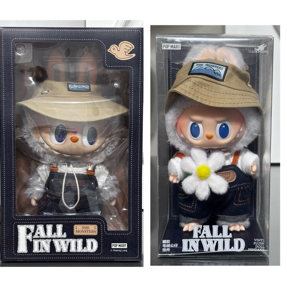 POP MART THE MONSTERS LABUBU FALL IN WILD Doll and Doll Pendant - Picture 2 of 12